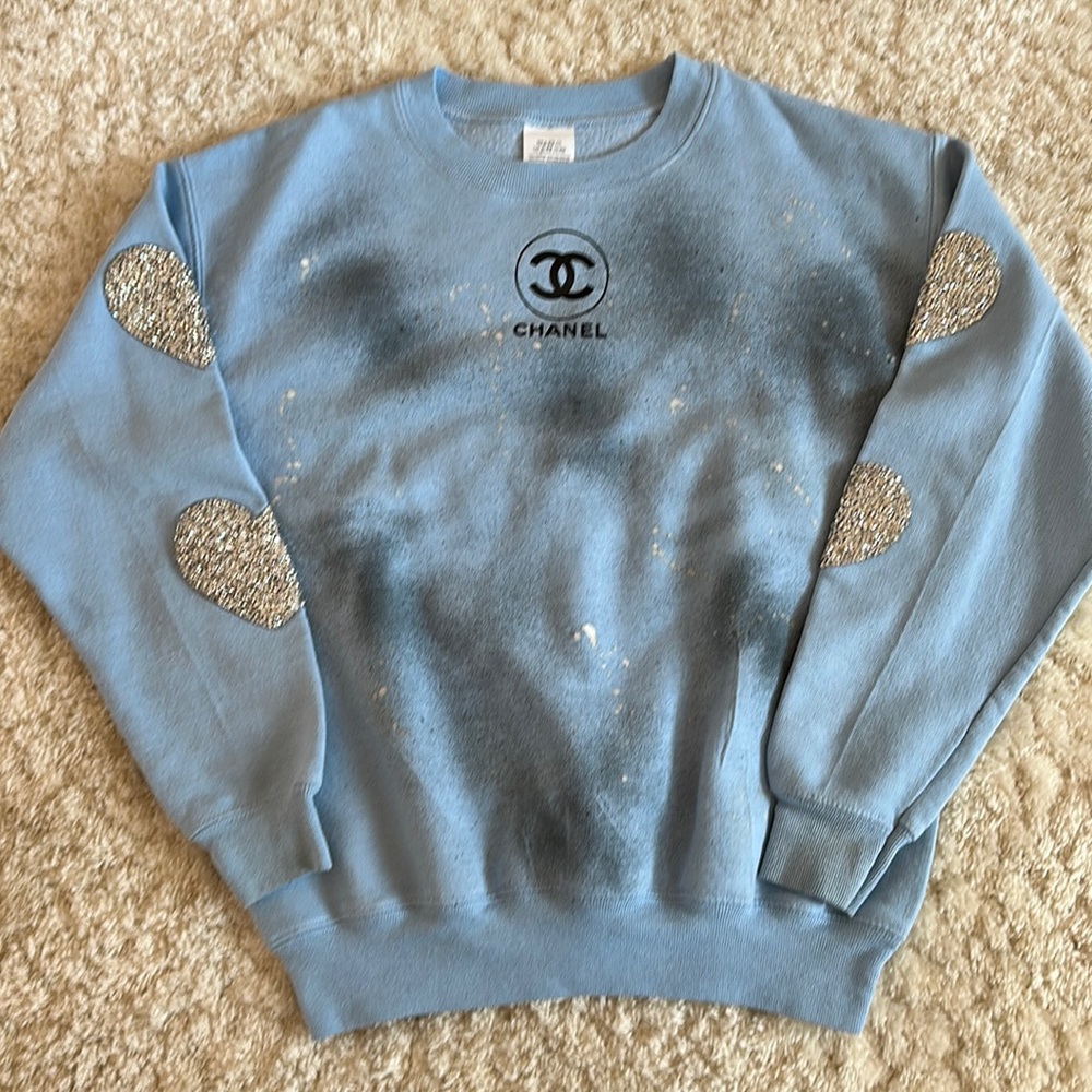 Custom splatter paint sweatshirt